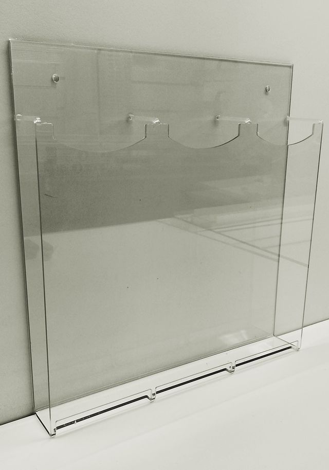 Espositore faldoni gratta e vinci 3 tasche 3 pezzi