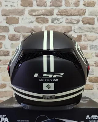 Casco Moto LS2 Metro Evo Talla M Negro