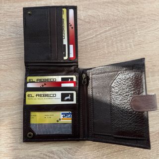 Cartera de piel El Rebeco marrón