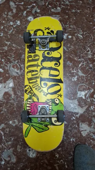 Skate Negro con Diseño Oxelo
