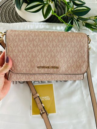 Bolso Michael Kors Original Beige/Rosa