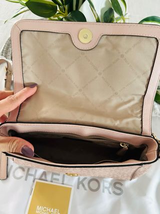 Bolso Michael Kors Original Beige/Rosa