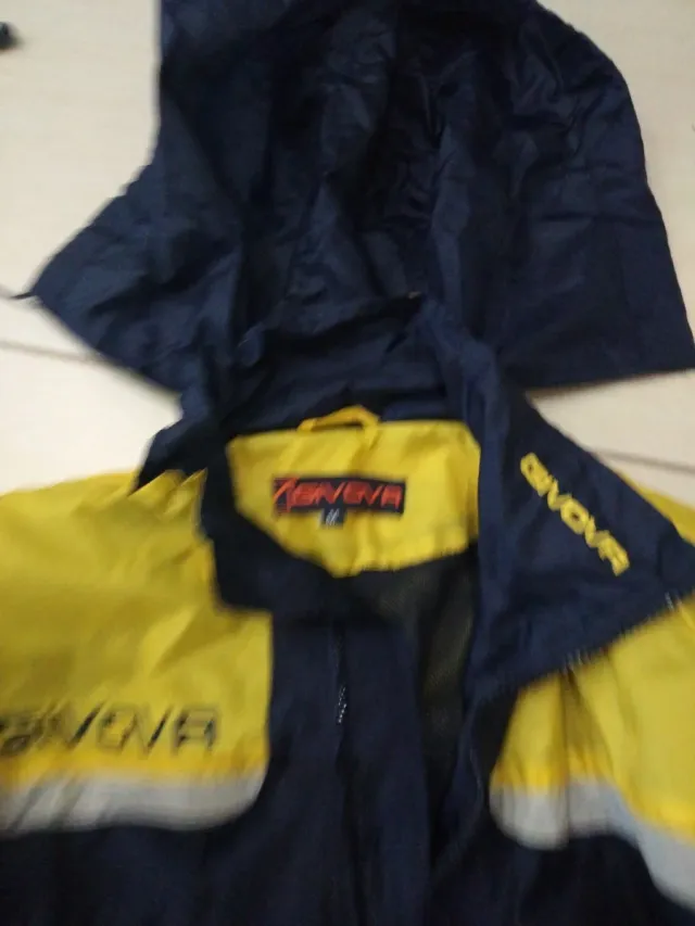 GIVOVA Giacca Impermeabile Blu/Giallo