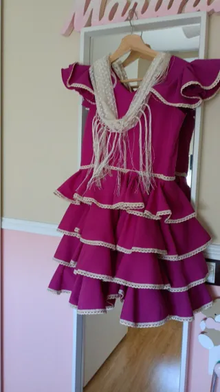 Traje Flamenca Niña 6 Años