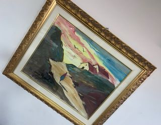 Quadro originale Romano Mussolini