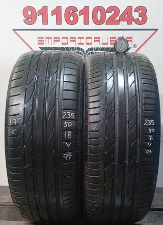 235 50 18 V BRIDGESTONE RUEDA AL 90% VIDA UTIL