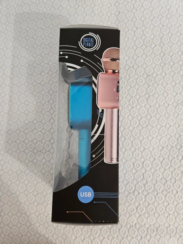Micrófono Karaoke Digital Planet Azul