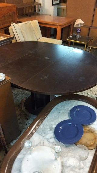Tavoli in legno e vetro