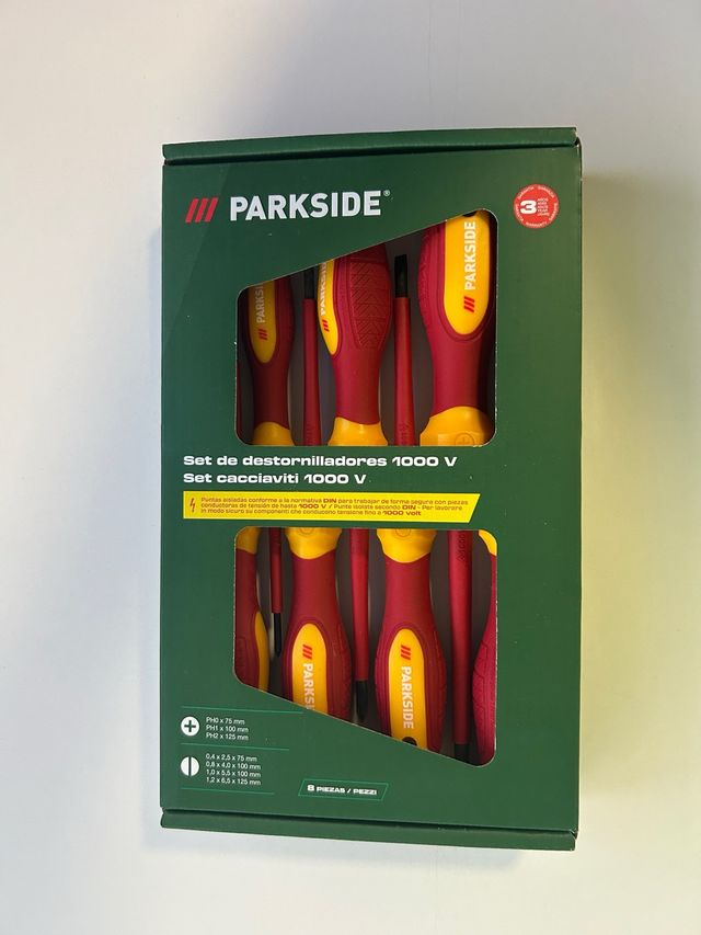 Parkside 1000V - Set di 8 cacciaviti