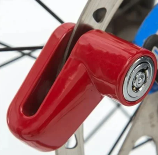 Antirrobo disco moto rojo