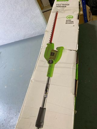 Cortasetos Greenworks G40PHA Eje Div