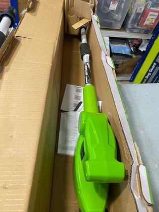 Cortasetos Greenworks G40PHA Eje Div