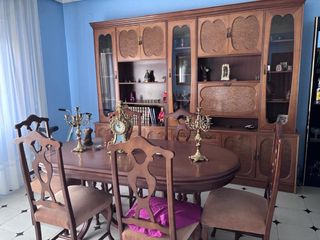 Conjunto Mueble Comedor, Mesa y Sillas