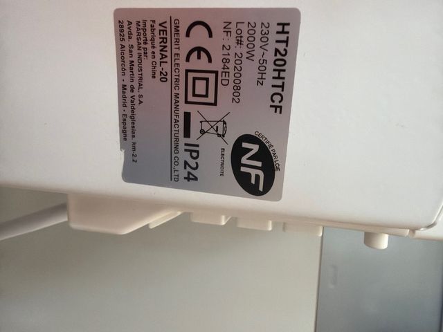 Emisor Térmico Haverland Vernal-20 