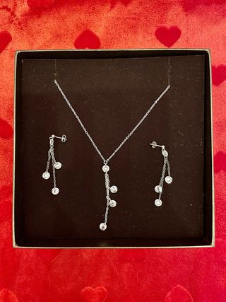 Set collana e orecchini in argento Athmosfera