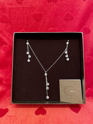 Set collana e orecchini in argento Athmosfera