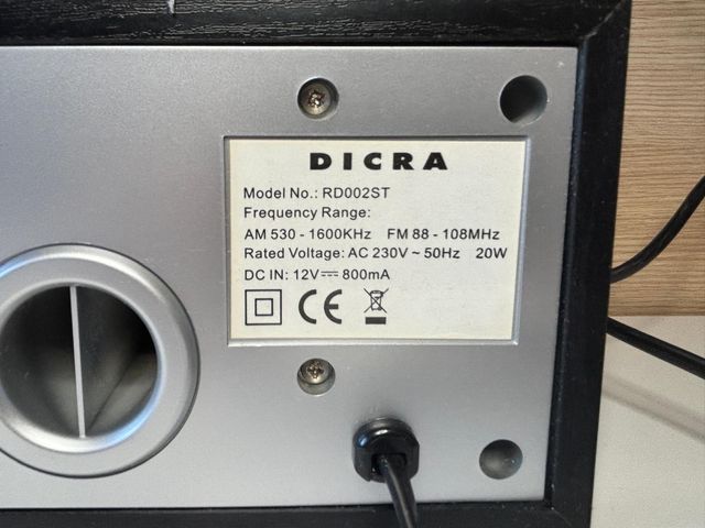 Radio AM/FM Stereo DICRA RD002ST