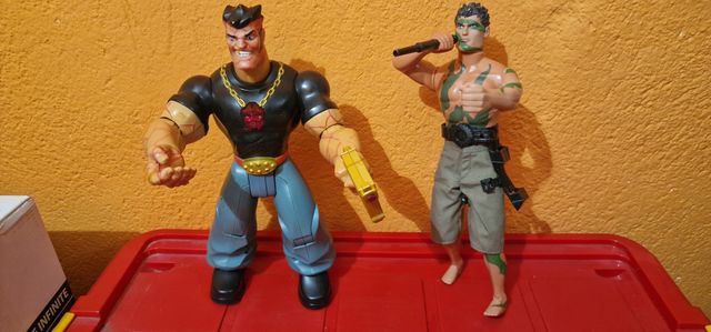 FIGURA ACTION MAN Y VILLANO ORIGINALES