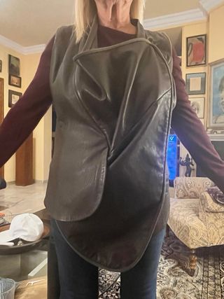 Chaleco de piel unisex