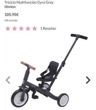 Triciclo Multifunción Gyro Grey Olmitos