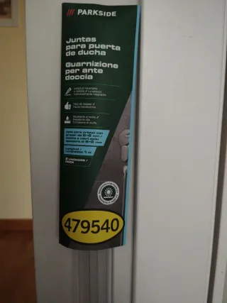2 Juntas Mampara Ducha Parkside