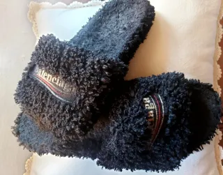 Zapatillas Balenciaga Negras Peludas