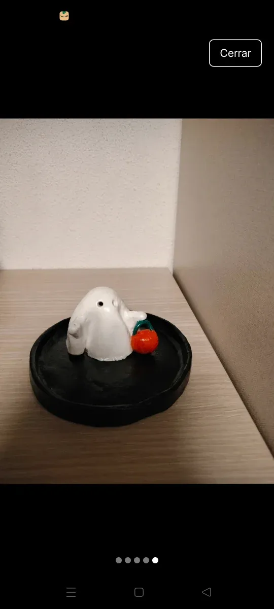 Portaincienso Fantasma Hecho a Mano