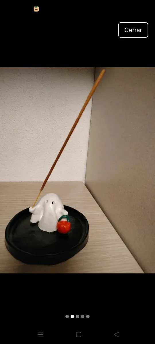 Portaincienso Fantasma Hecho a Mano
