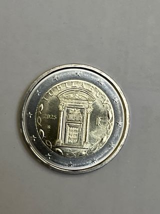 Pareja de monedas de Italia 2025 sin circular