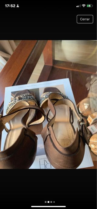 Sandalias Farrutx Piel Marrón Talla 39