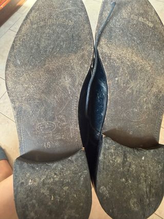 Scarpe eleganti uomo nere taglia 45