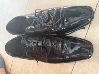 Scarpe eleganti uomo nere taglia 45