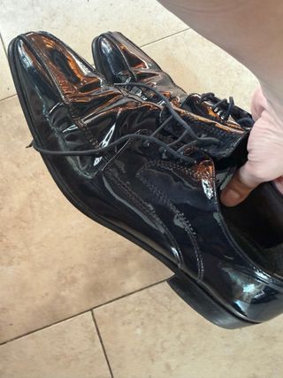 Scarpe eleganti uomo nere taglia 45