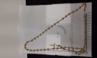 collar oro 18k 56cm