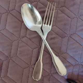 Christofle : Set cucchiaio e forchetta bambini