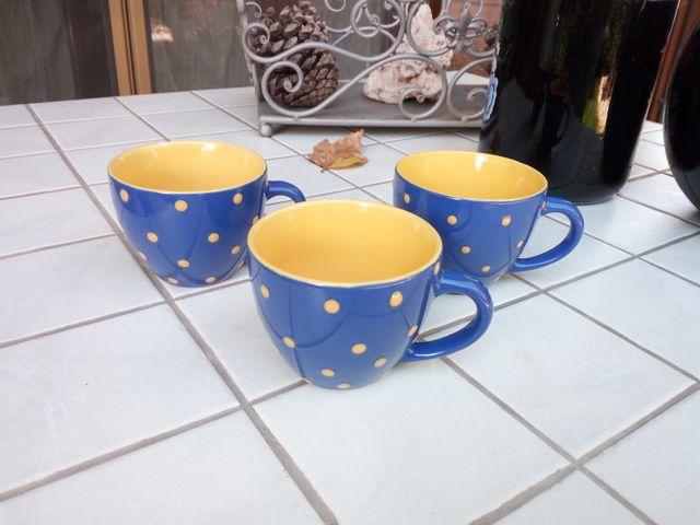 Set 3 Tazze da Cappuccino Country Collection