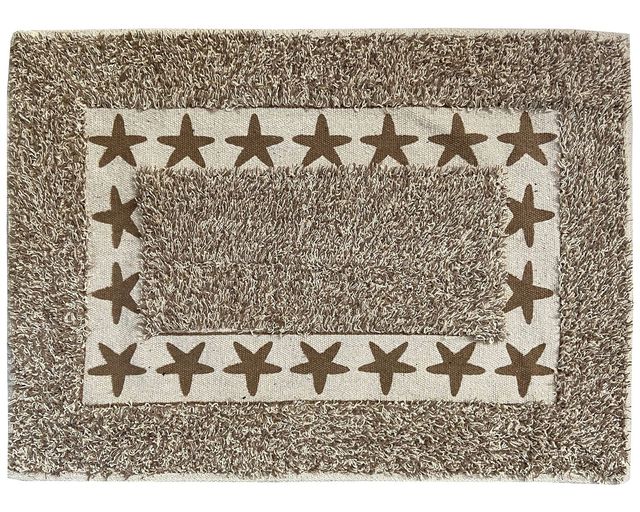 Alfombrilla baño algodón natural 50×80 Cairo