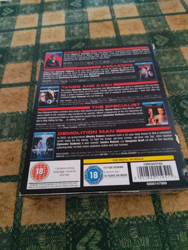 Collezione Blu-ray Stallone