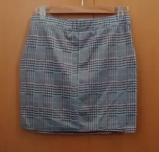 Minifalda de vestir a cuadros