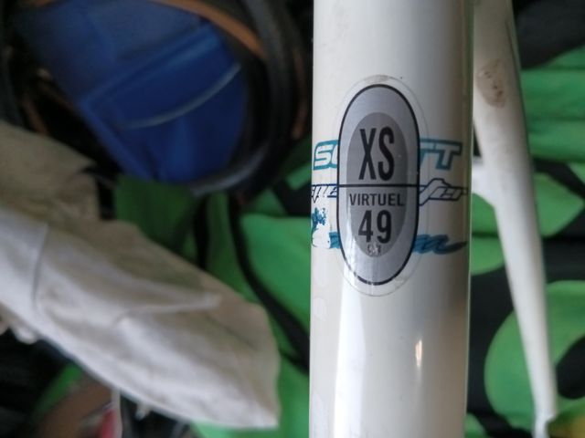 Telaio Scott MTB Bianco Blu