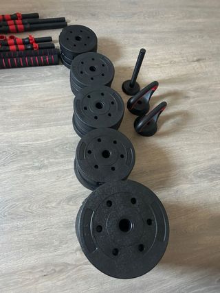 Mancuernas Ajustables Set Pesas Gimnasio