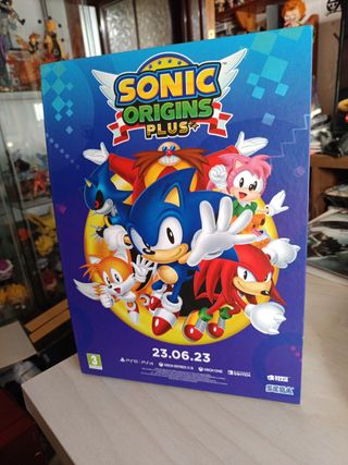 Tótem Publicitario Sonic Origins Plus SEGA