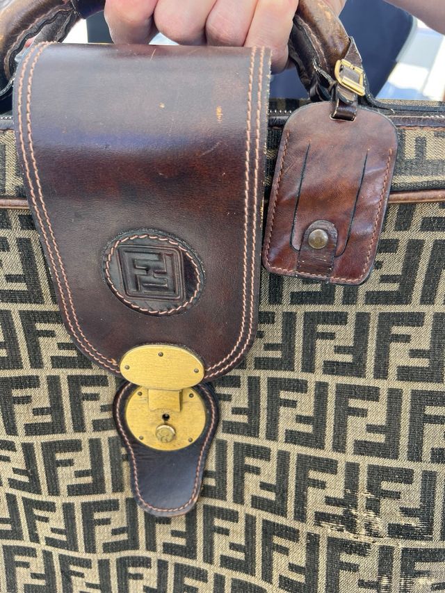 Valigia vintage Fendi monogram