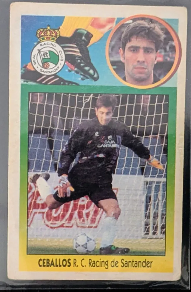 4 Cromos Liga 1993-1994 Racing Santander