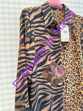 Camisa Animal Print Lola Casademunt