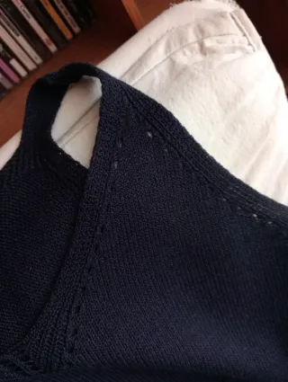 Top scollato in maglia - Vintage