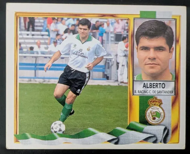 6 cromos liga 1995-1996 Real Racing Club