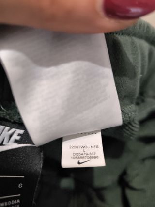Pantalón chándal Nike verde
