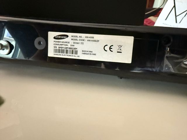 Barra Sonido Samsung HW-H355 Negra