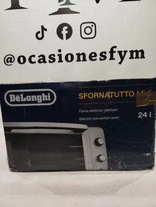 Horno Eléctrico DeLonghi 24L